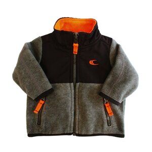 Carter's Colourblock Fleece Neon Accents Jacket 3 Months